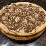 chocolate toffee cheesecake