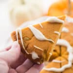 Glazed Double Pumpkin Scones