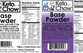base powder Nutritional facts. visit info.ketochow.xyz/nutrition