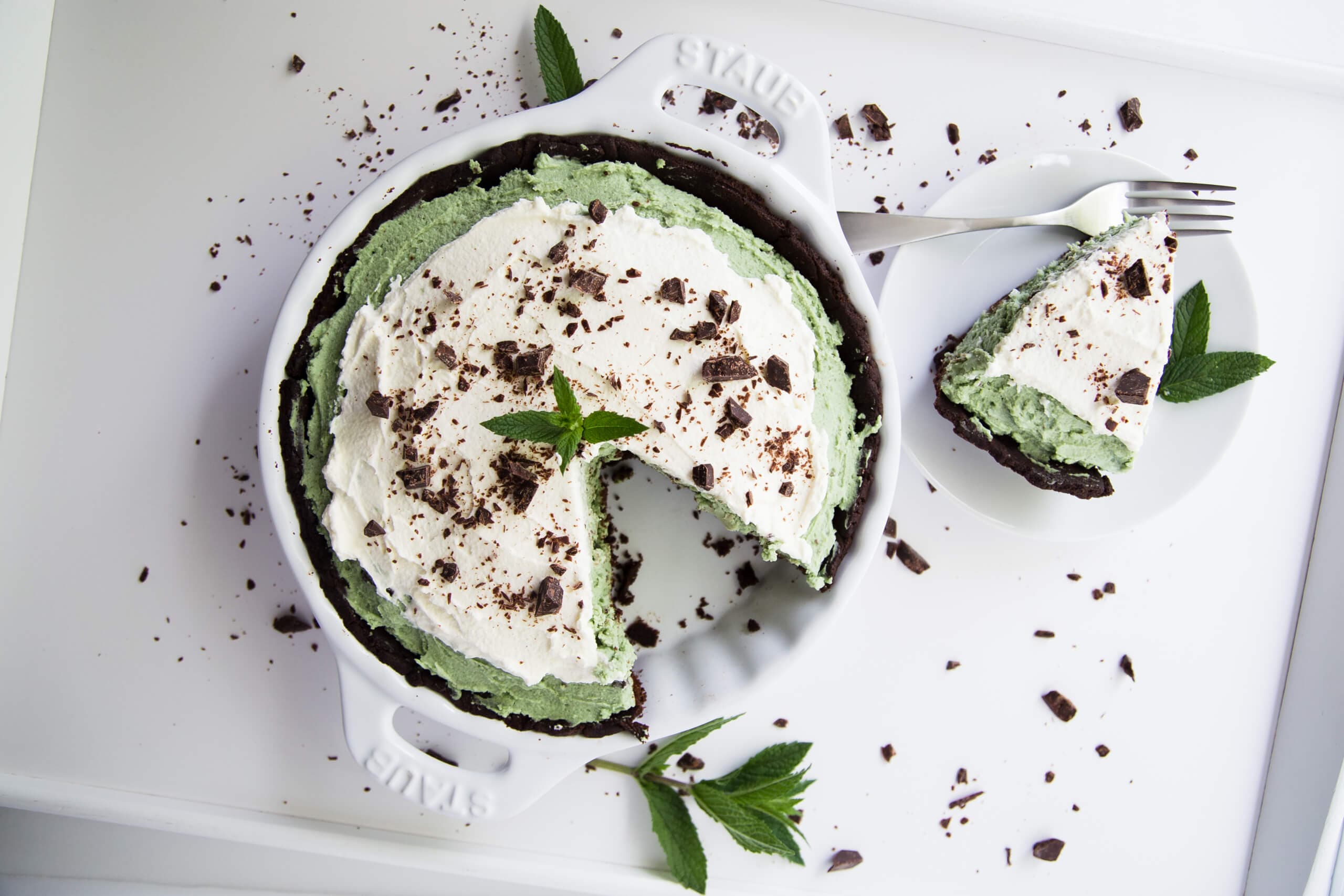Holiday Recipe Challenge: Mint Chocolate Mousse Pie