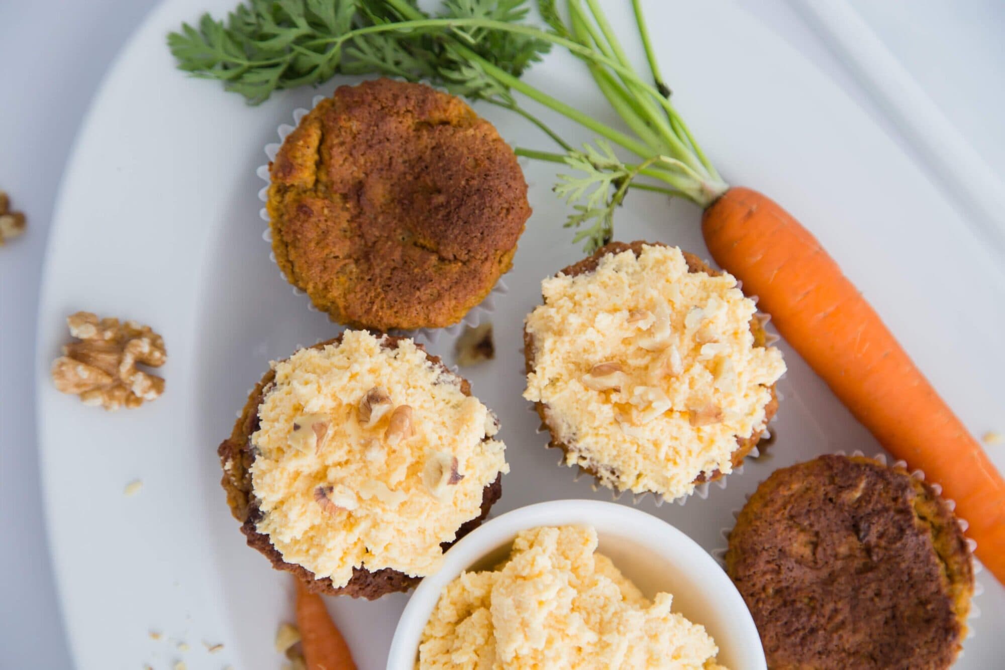 Orange-Carrot Cupcakes