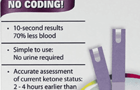 PrecisionXtra blood ketone test strips