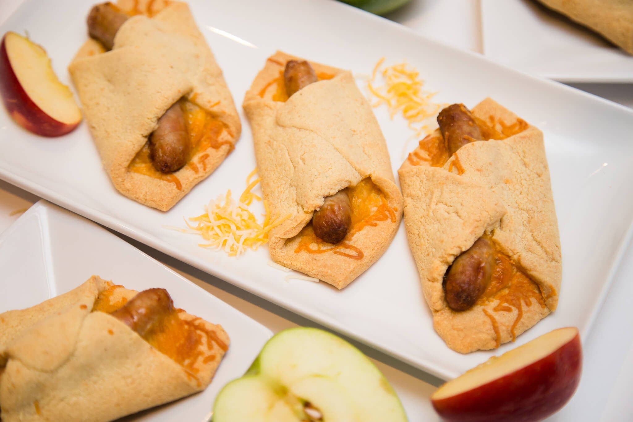 Apple-Cheddar Sausage Rolls