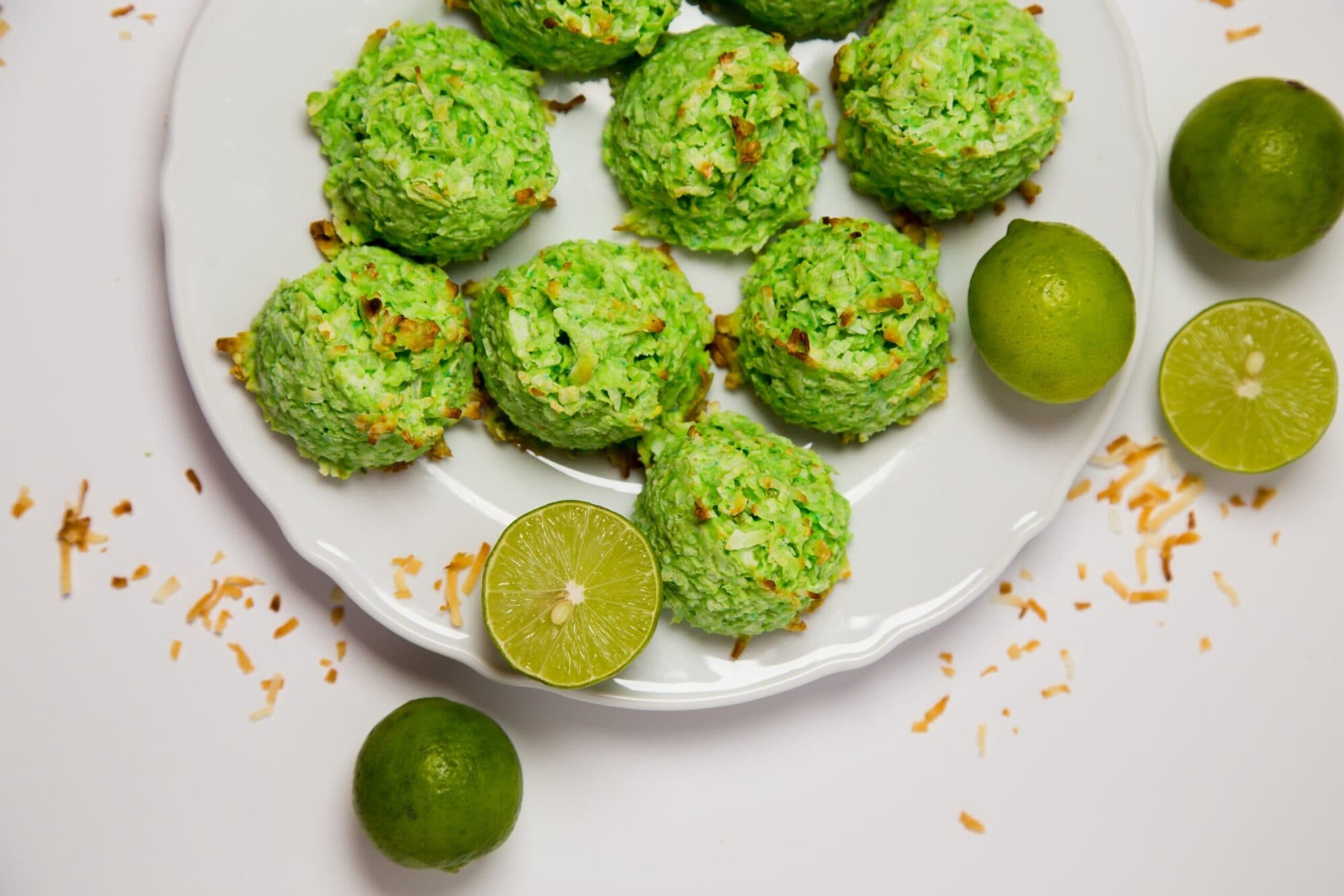 Key Lime Coconut Macaroons