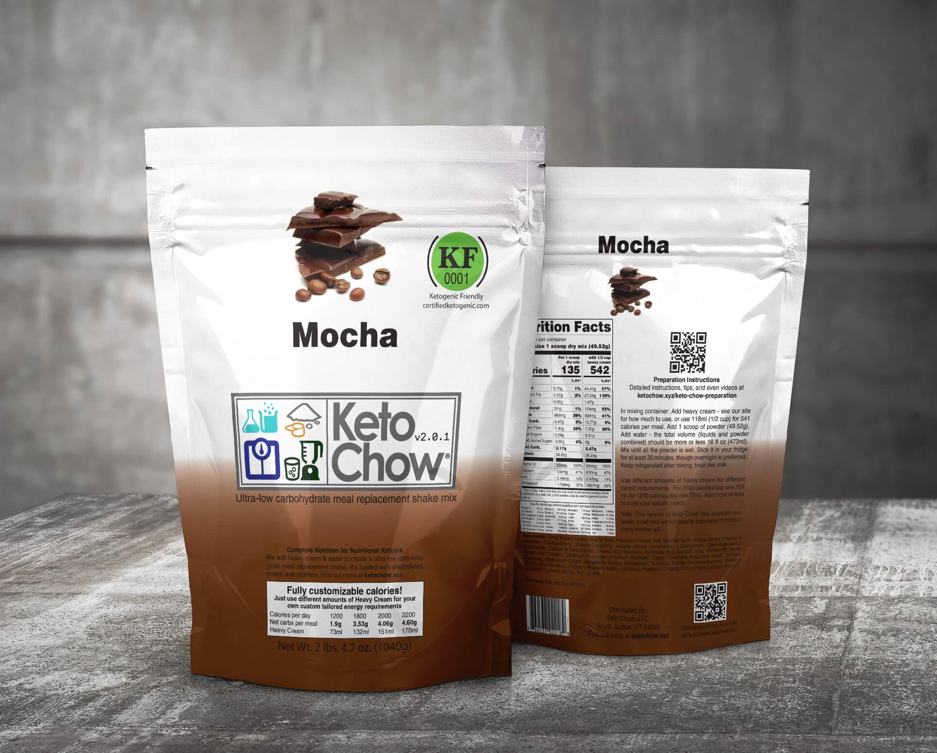 mocha 21 meal bulk bags