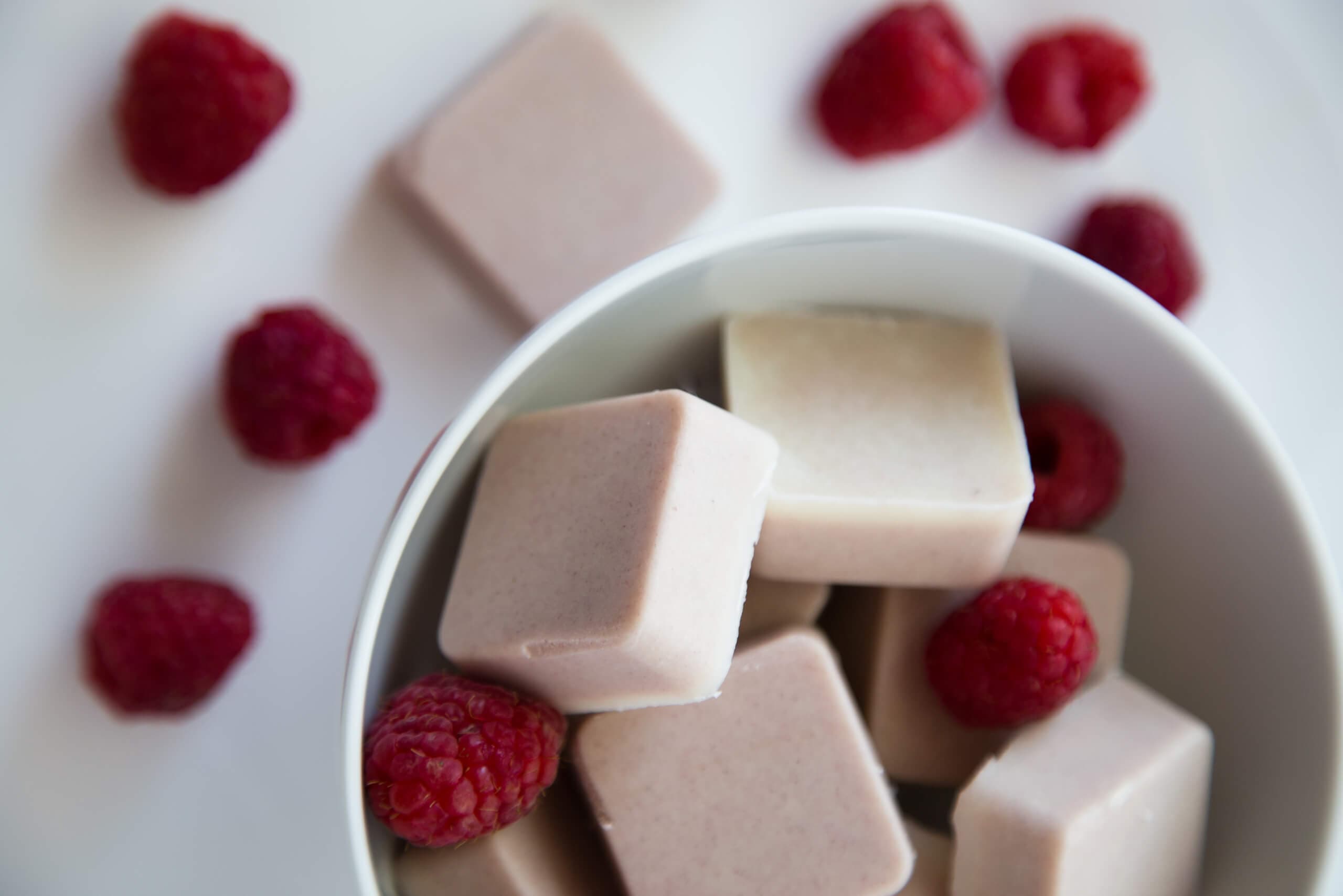 Raspberry Cheesecake Fat Bombs