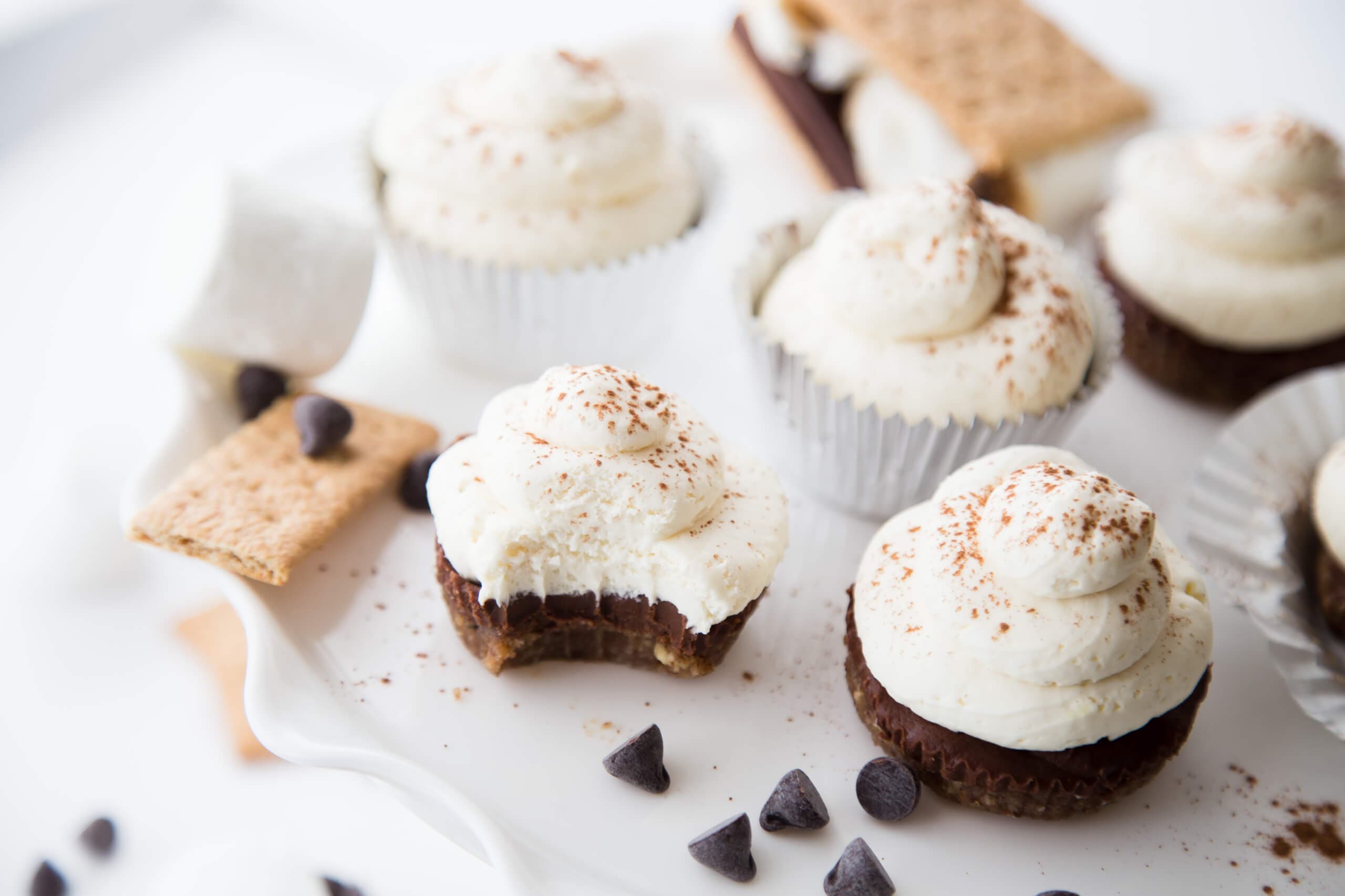 Camp Out S’mores No-Bake Cupcakes
