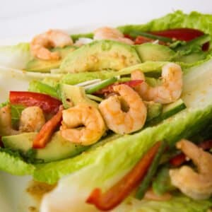 shrimp lettuce wraps