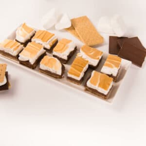 baked s'mores- featuring s'mores keto chow