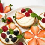 Tarts with fresh berries