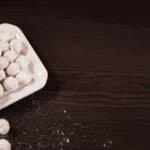 White plate with Irish Bonbons.