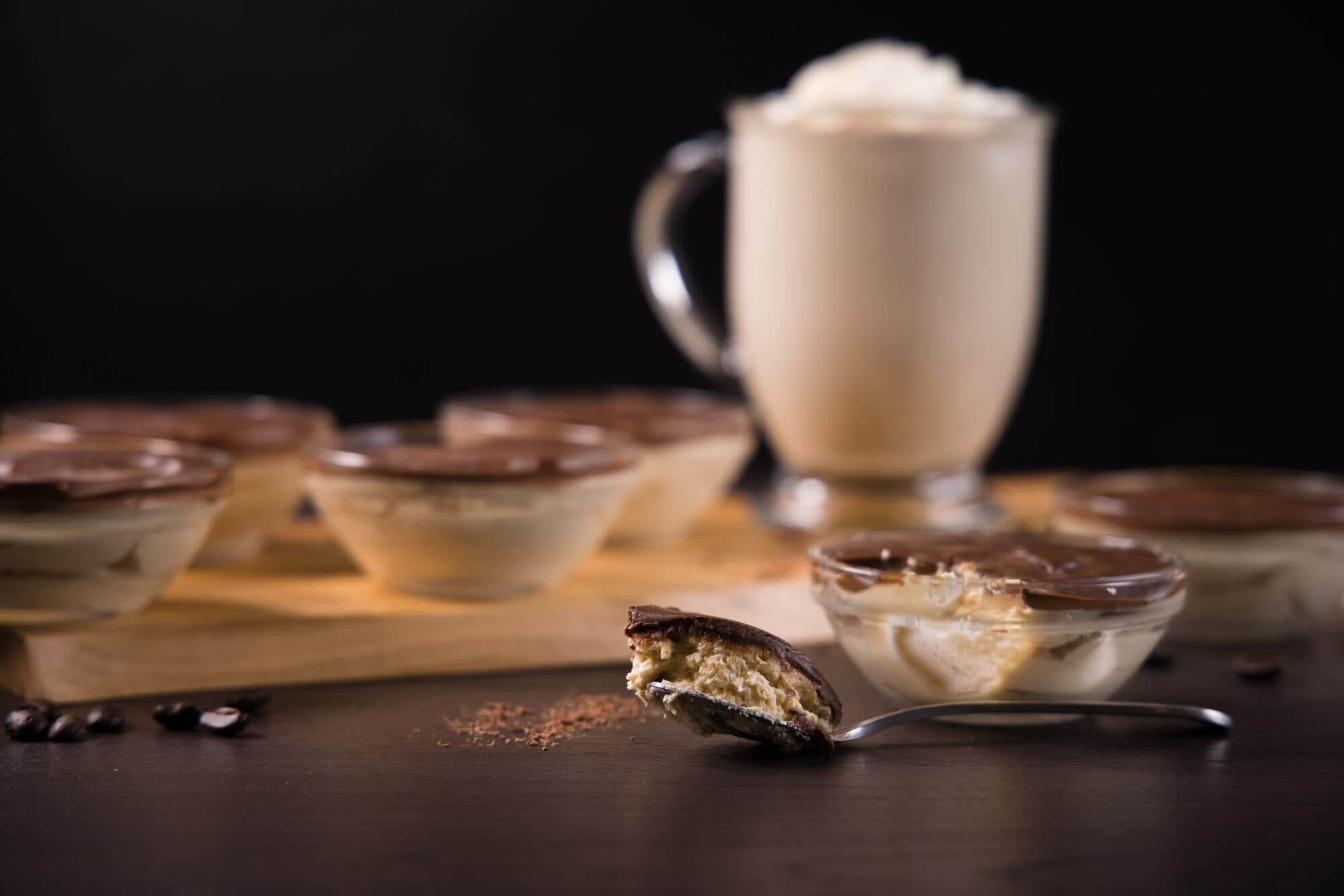 irish cream cheesecake parfaits