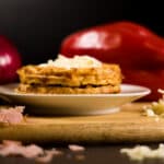 omelet waffle with cheese