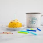 birthday mug cake