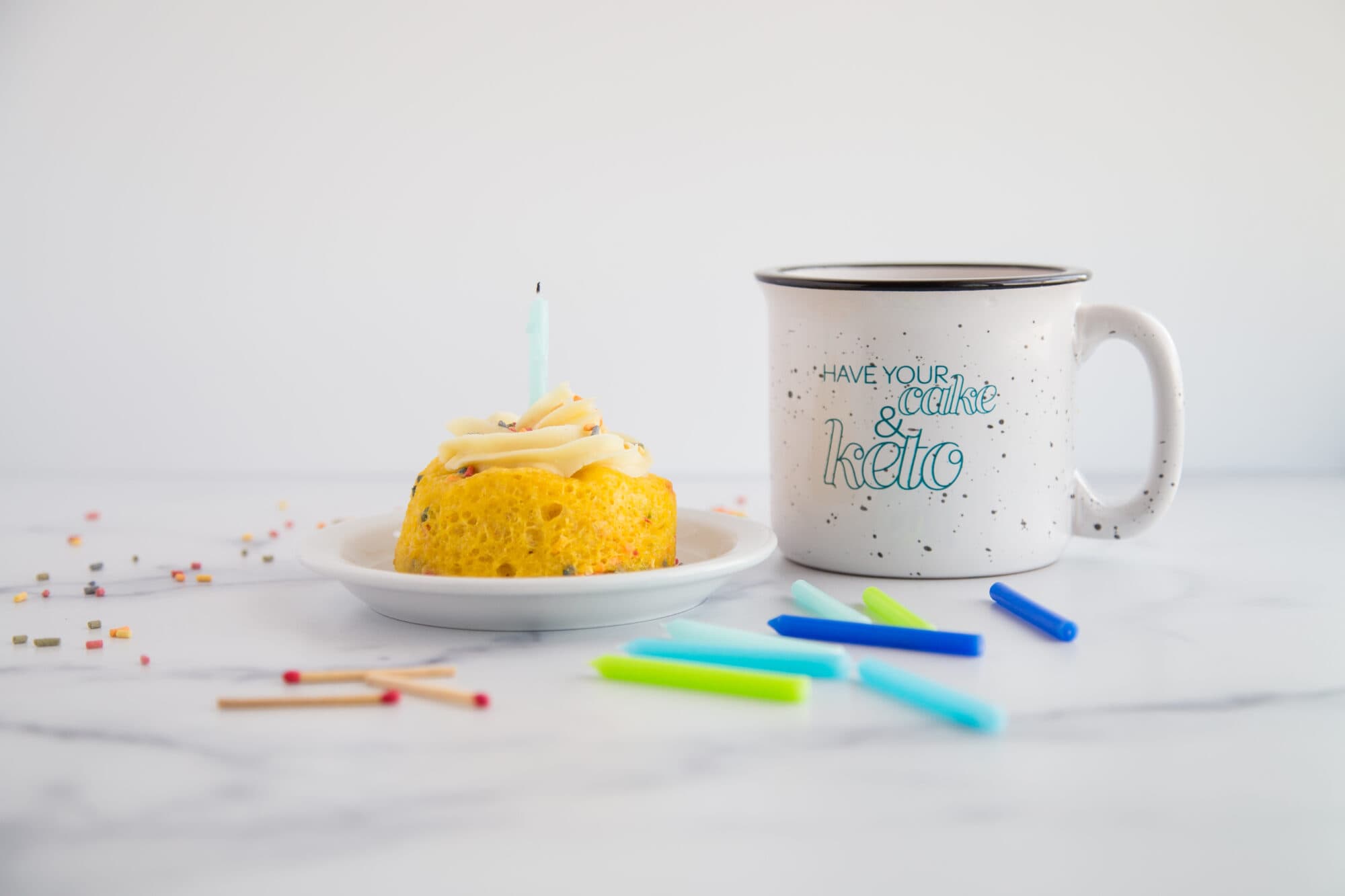 birthday mug cake