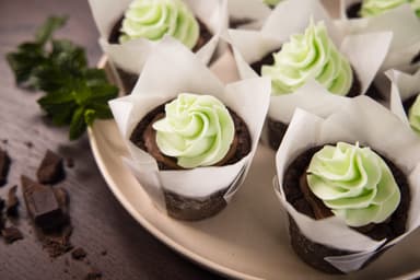 mint chocolate cupcakes