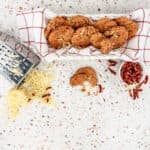 Basket filled with Low Carb Flatbread.