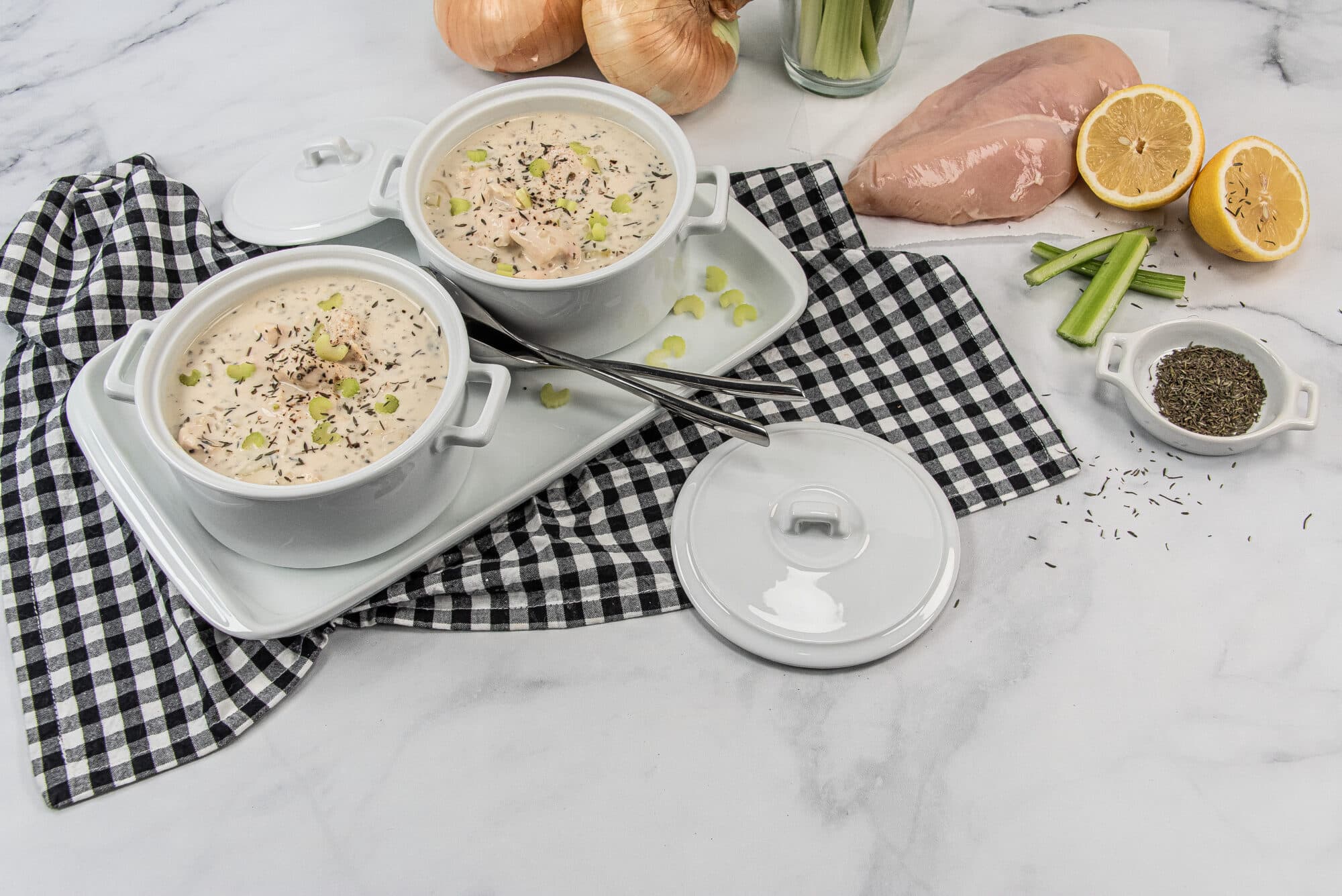 homemade chicken and rice soup