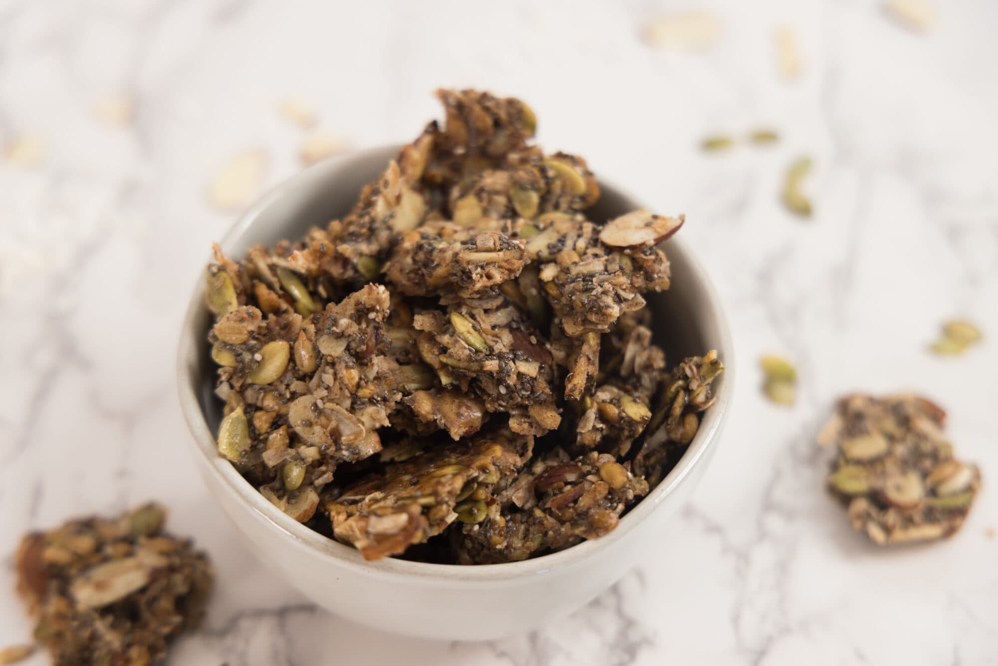 soft-baked keto granola