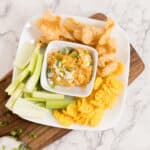 keto buffalo chicken dip