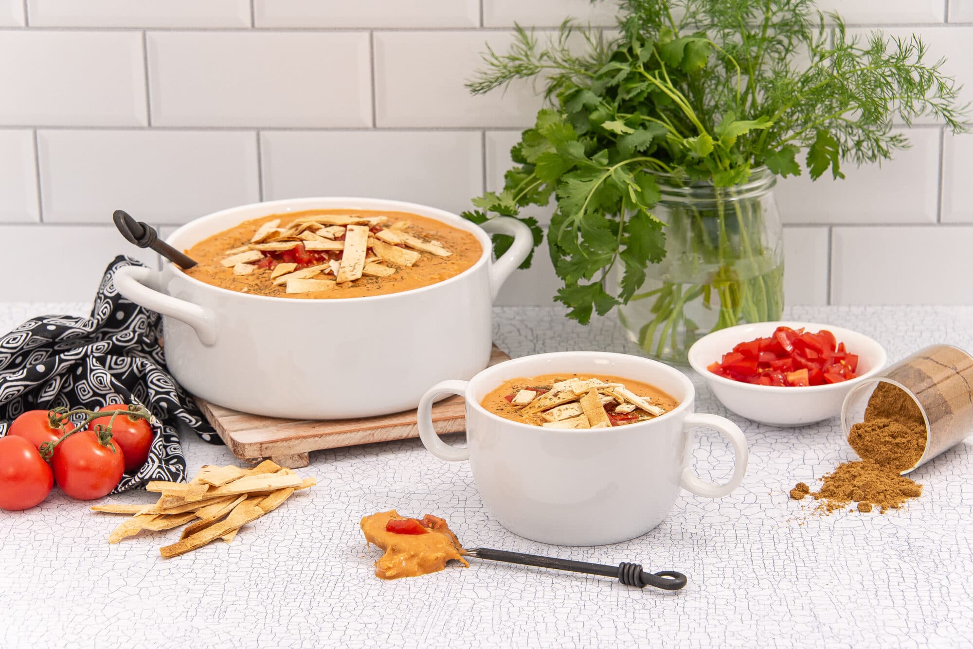 Keto Chicken Tortilla Soup