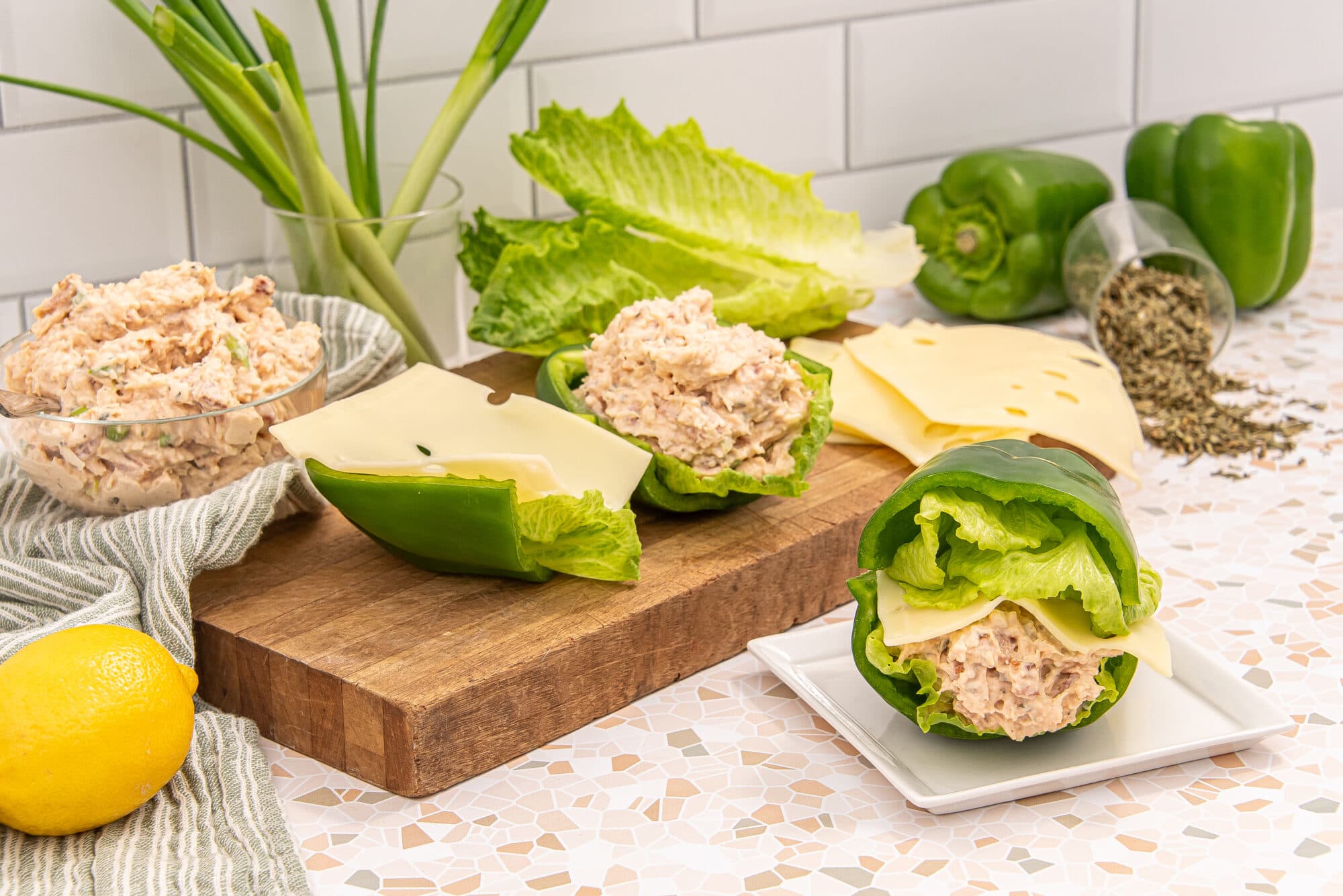 bell pepper sandwich