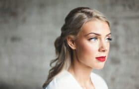 woman looking off into distance