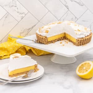 No Bake Keto Lemon Meringue Pie