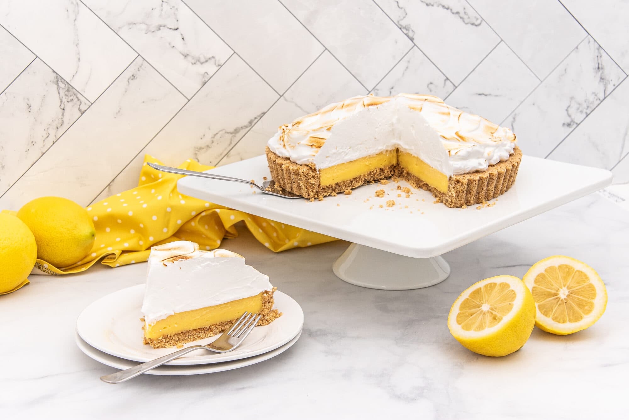 No Bake Keto Lemon Meringue Pie