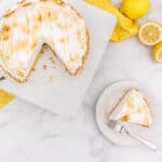 No Bake Keto Lemon Meringue Pie