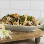 keto egg roll in a bowl