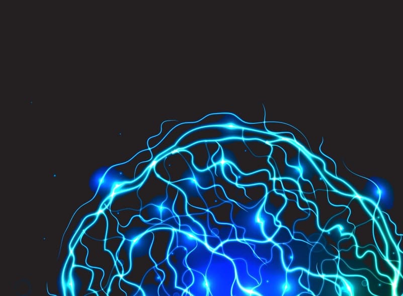 A pattern of electric nodes