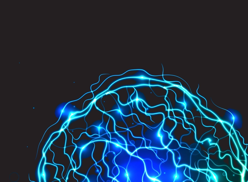 A pattern of electric nodes