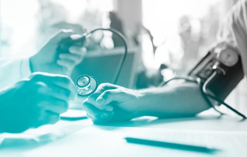 measuring blood pressure