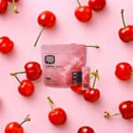 Cherry Chill SALTT on a background of cherries