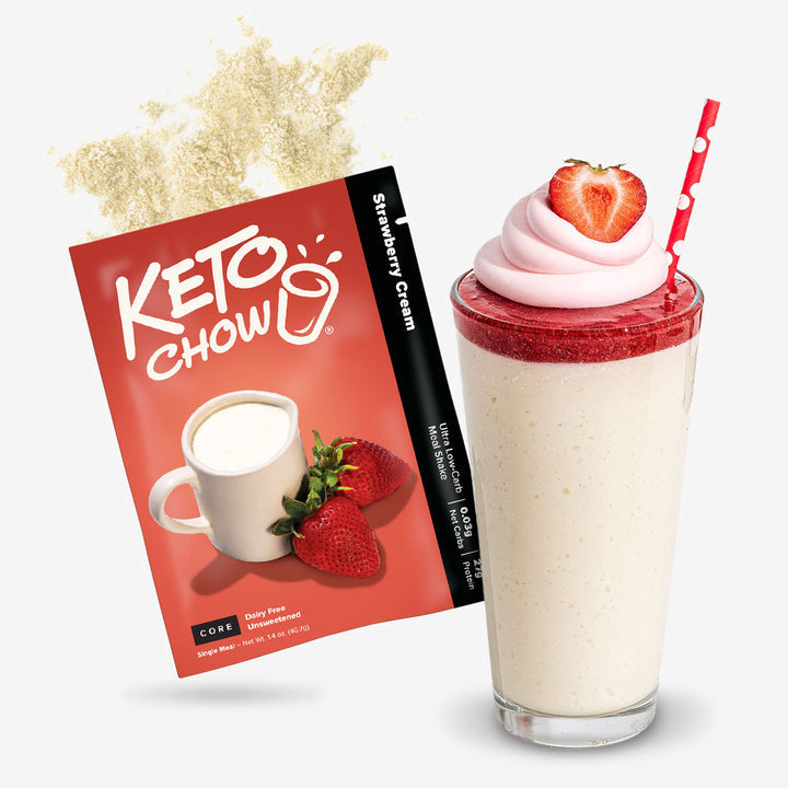 Strawberry Cream Keto Chow CORE - Unsweetened