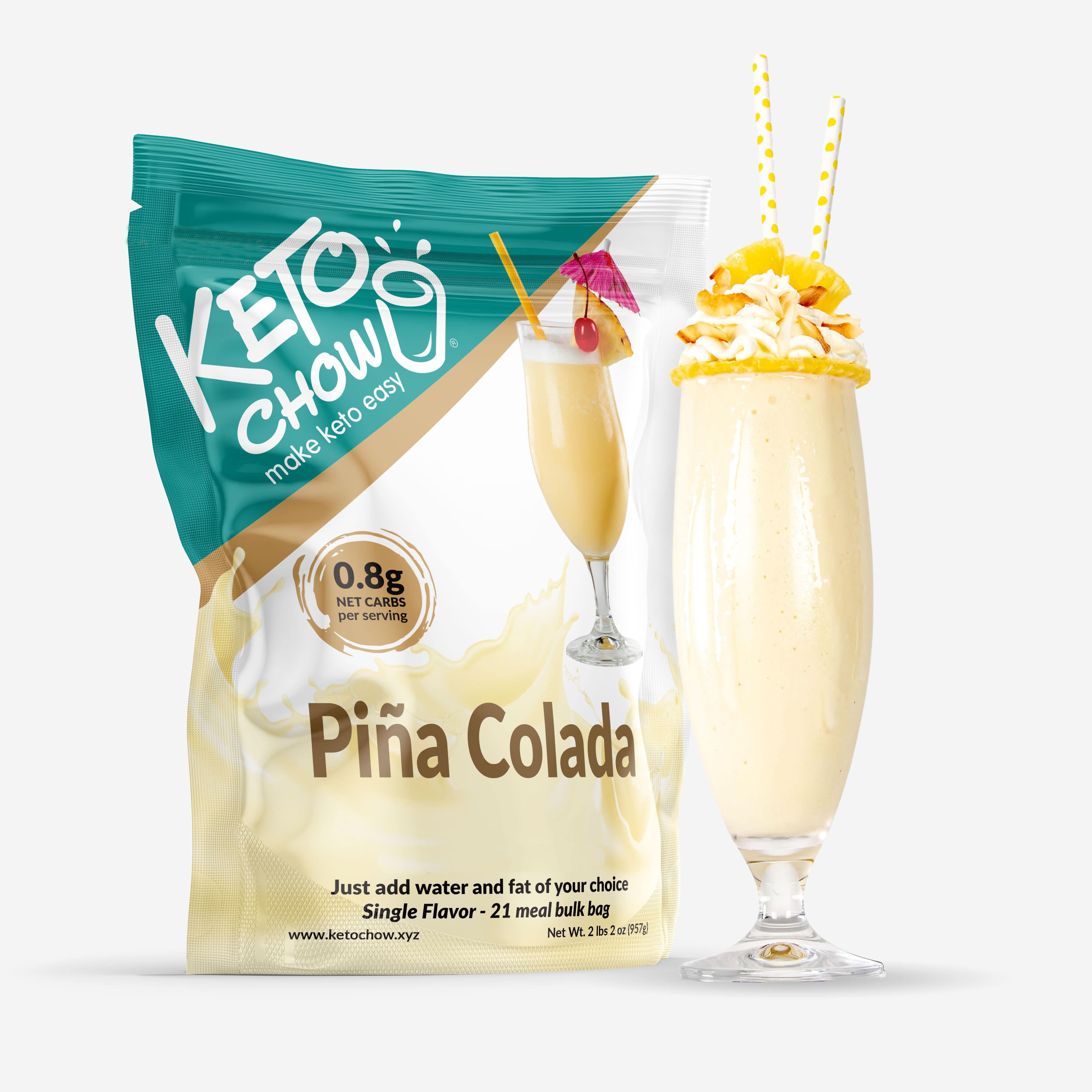 Pina Colada Bulk Meal Bag and shake