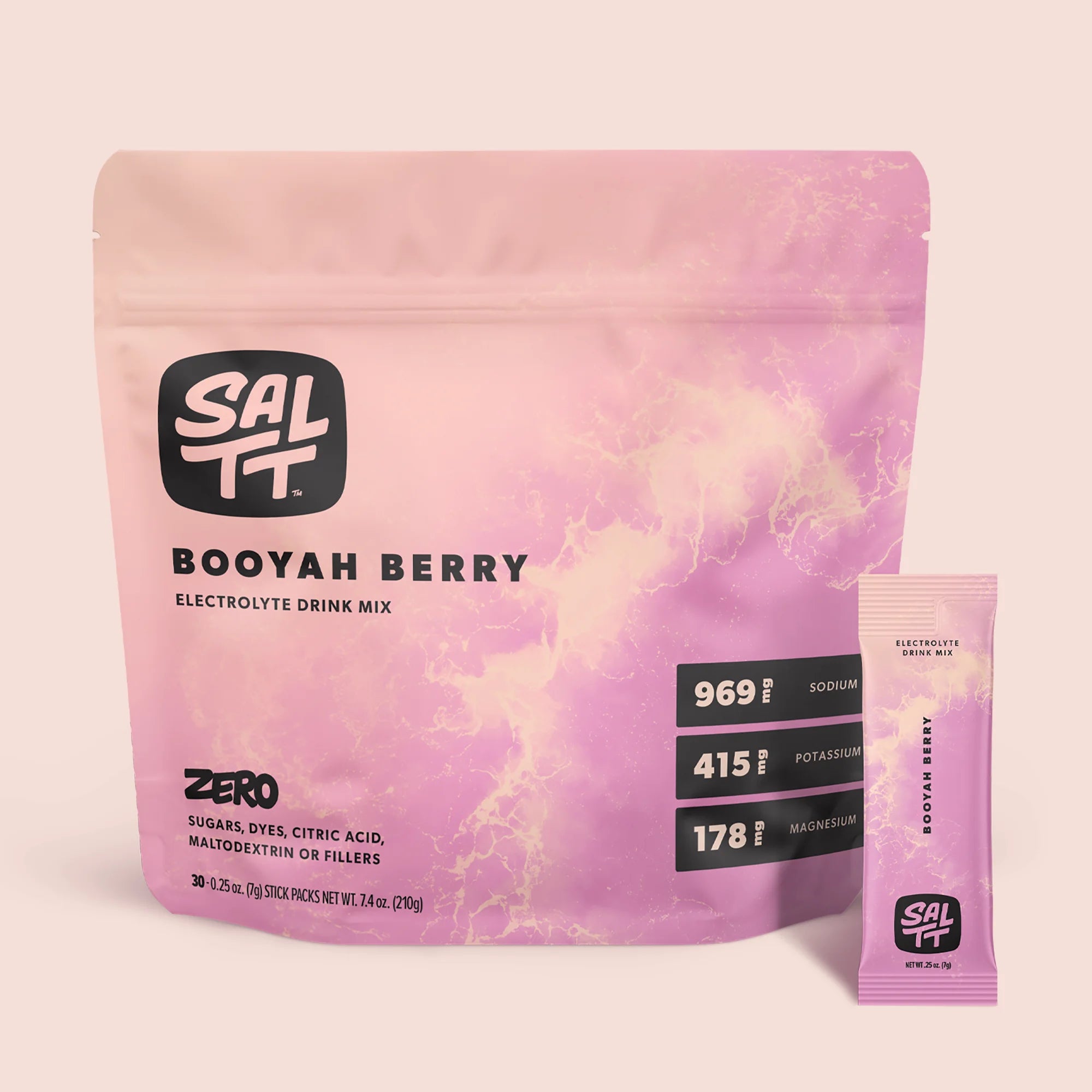 Package Front of 30 Stick Bag of Booyah Berry