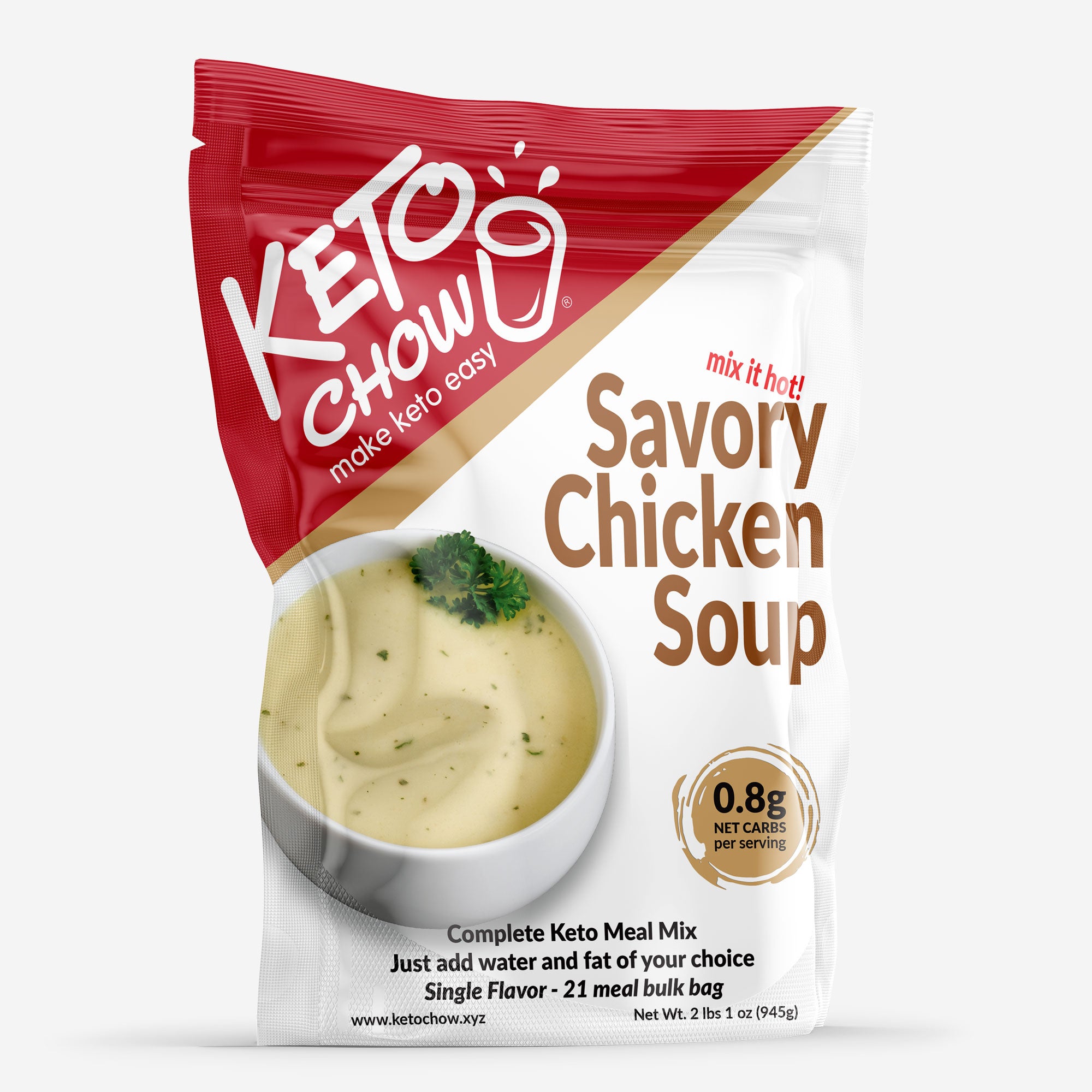 Savory Chicken Soup Keto Chow bulk bag