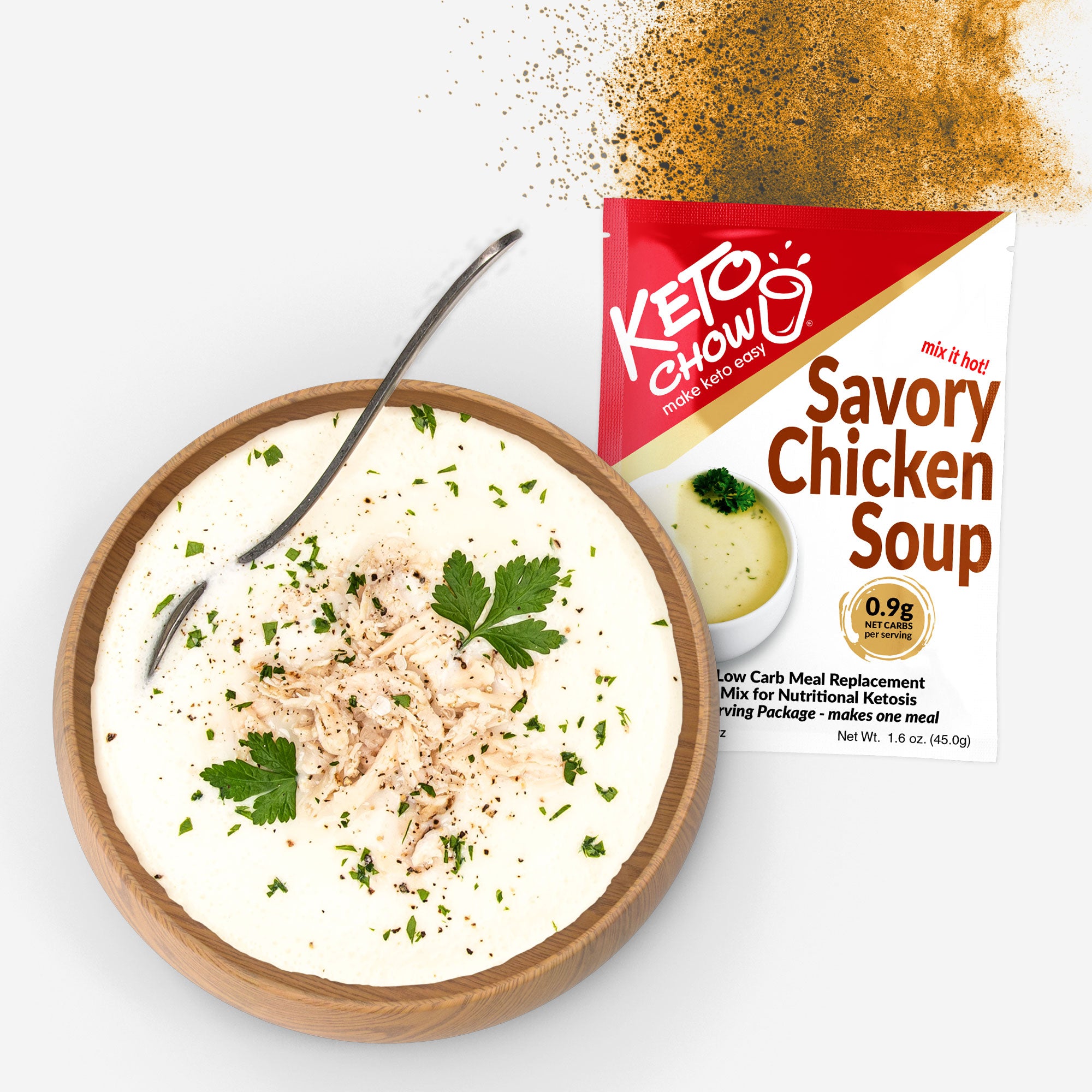 Savory Chicken Soup Keto Chow