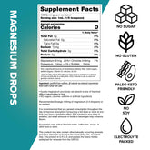 Magnesium Drops nutrition label. For more info visit ketochow.xyz/nutrition