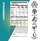 Strawberry Keto Chow Supplement Facts